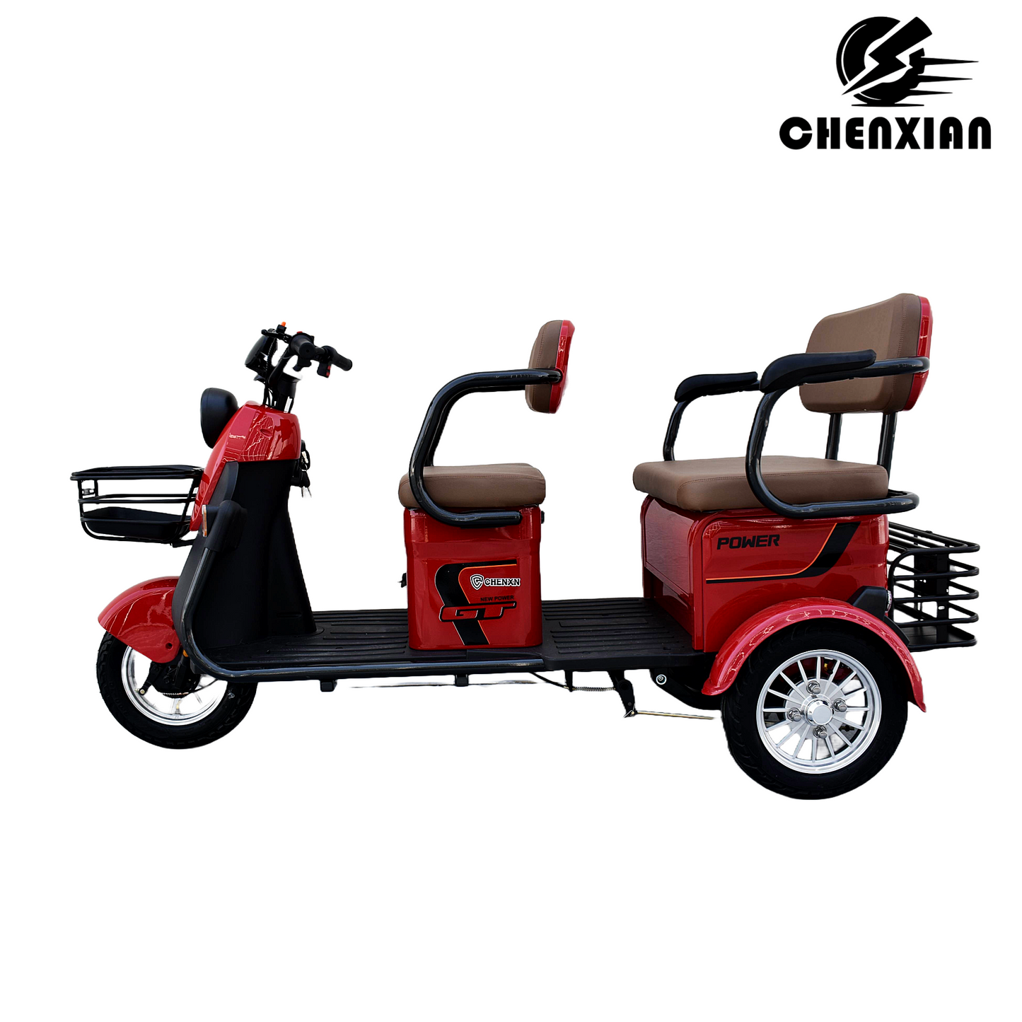 Kangle X7 Electronic Tricycle For Adults family ride